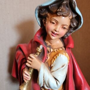 Charming Red and Blue Figurine